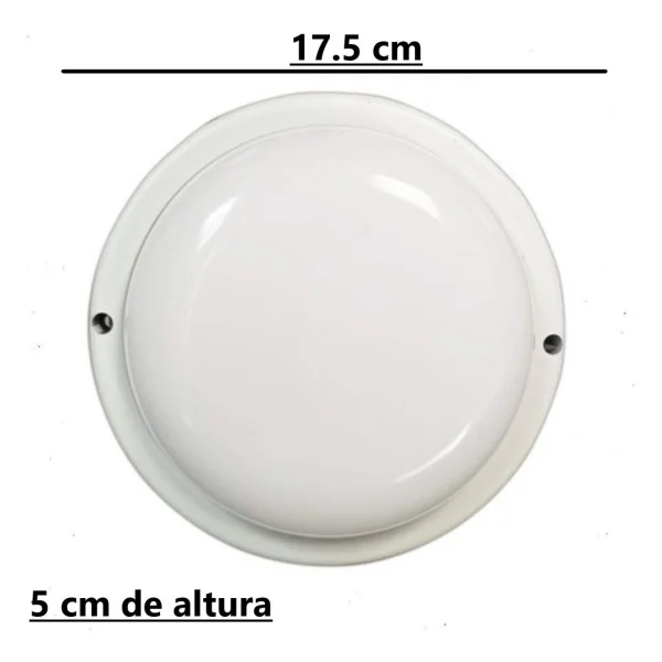 Tortuga Led Redonda 15w Luz Neutra - Imagen 3