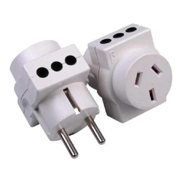 Adaptador Mig Schuko A Standar Contacto Electricidad Colon