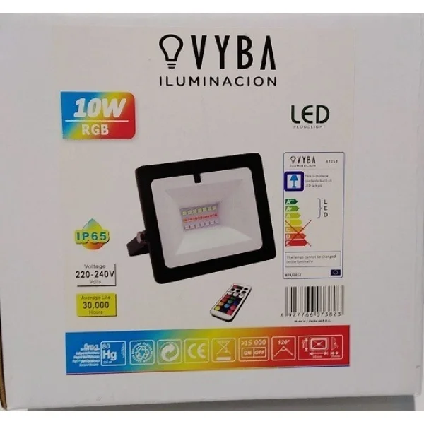 Reflector Led 10 W Rgb Ip65 - Imagen 2