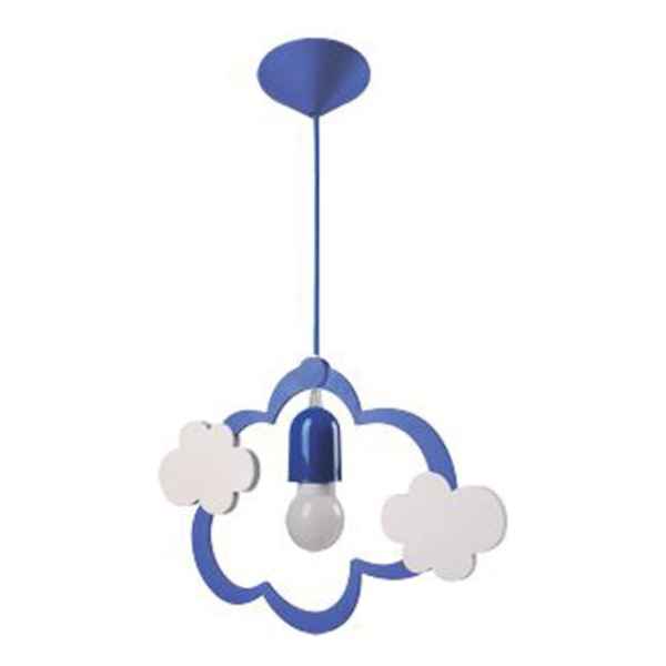 Colgante En Madera Mdf Diseño De Nube Beta 1xe27 Contacto