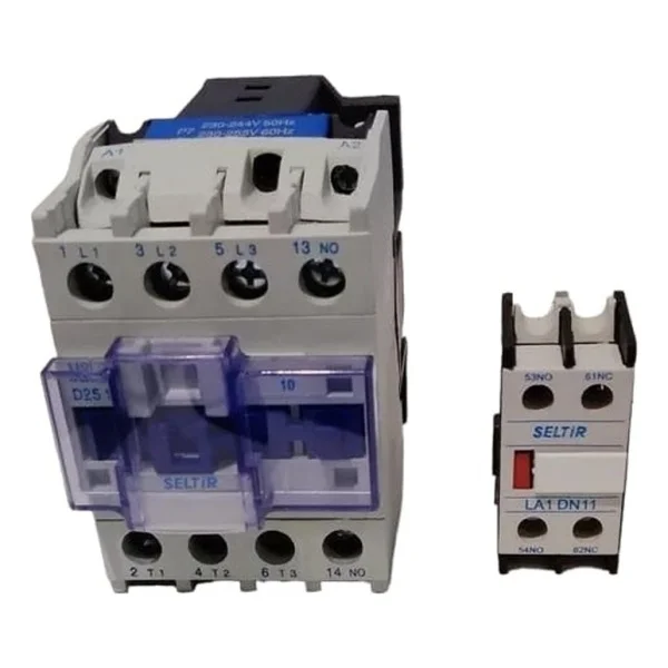 Contactor Trifásico 25 Amp Mas Contacto Auxiliar Na/nc