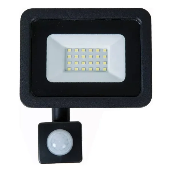 Reflector De Led Con Sensor Movimiento 20 W / Contacto Colon