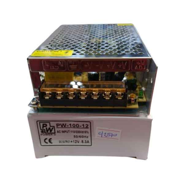 Fuente 12 V De Corriente Continua 8.3 Amp Con Bornera