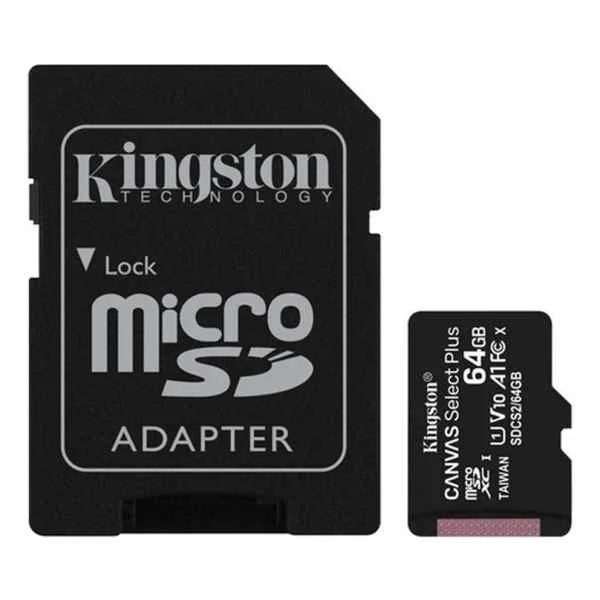 Tarjeta De Memoria Kingston Sdcs2 Con Adaptador Sd 64gb