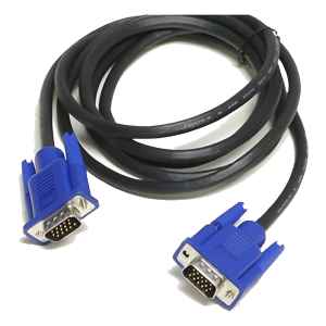 Cable Para Pc Vga X 3mts Contacto Electricidad