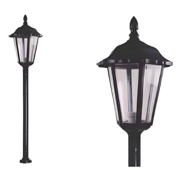 Farol Con Poste Fupesa (1.20 Metros) Contacto Electricidad
