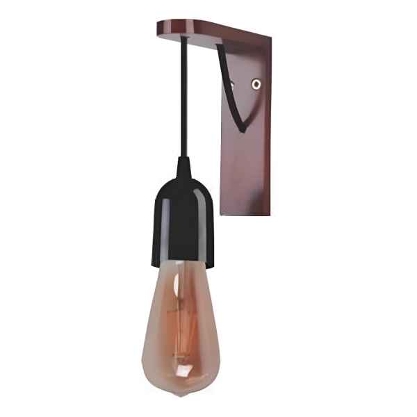 Aplique En Madera Retro Contacto Electricidad Colon