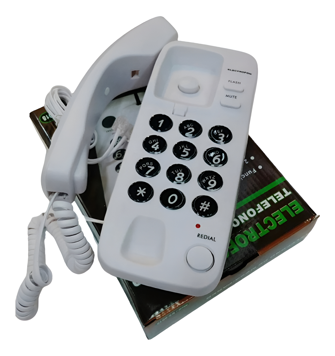 Teléfono De Mesa Contacto Electricidad Colon