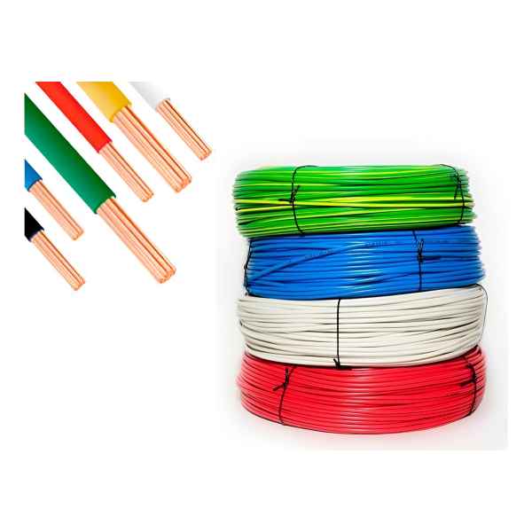 Rollo D Cable 2mm X 100m Antiflama Multifilar Varios Colores