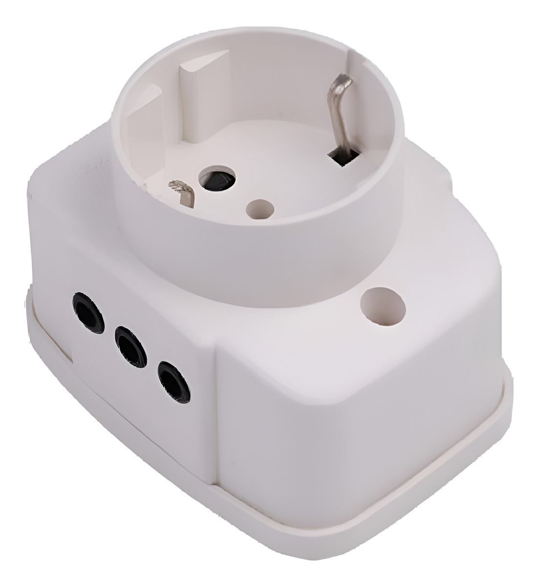 Toma Exterior Schuko Y 2 Modular Contacto Electricidad Colon