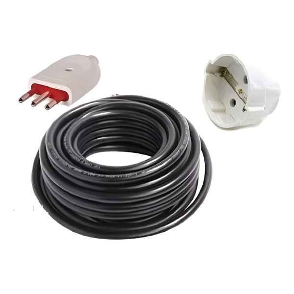 Alargue Armado 10mts Goma 3x1 Con Fichas Incluidas Conatel