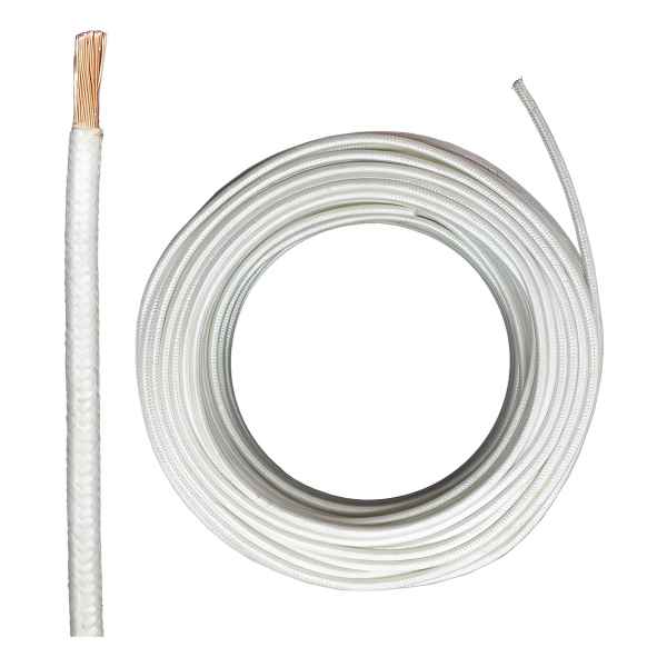 2 Mts Cable Multifilar De Fibra Alta Temperatura 2,5mm