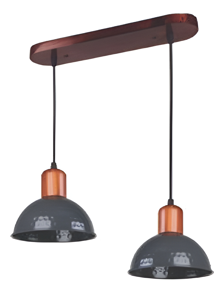 Colgante En Madera Con Campanas Metálicas