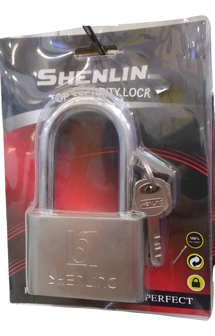 Candado De Seguridad Acero Con 3 Llaves 70mm Shenling