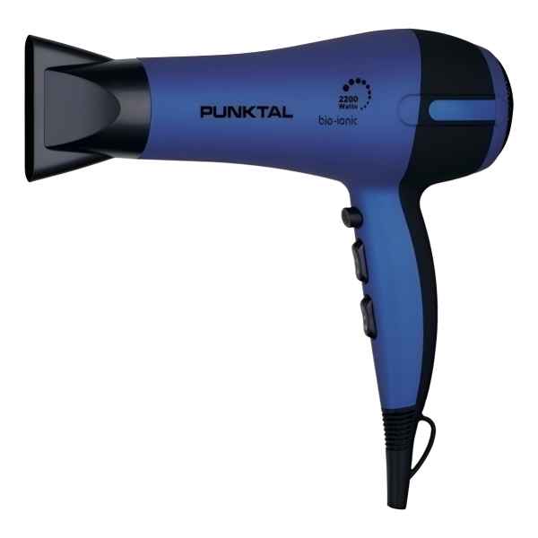 Secador De Pelo Punktal Pk-2200 Violeta Y Negro 220v