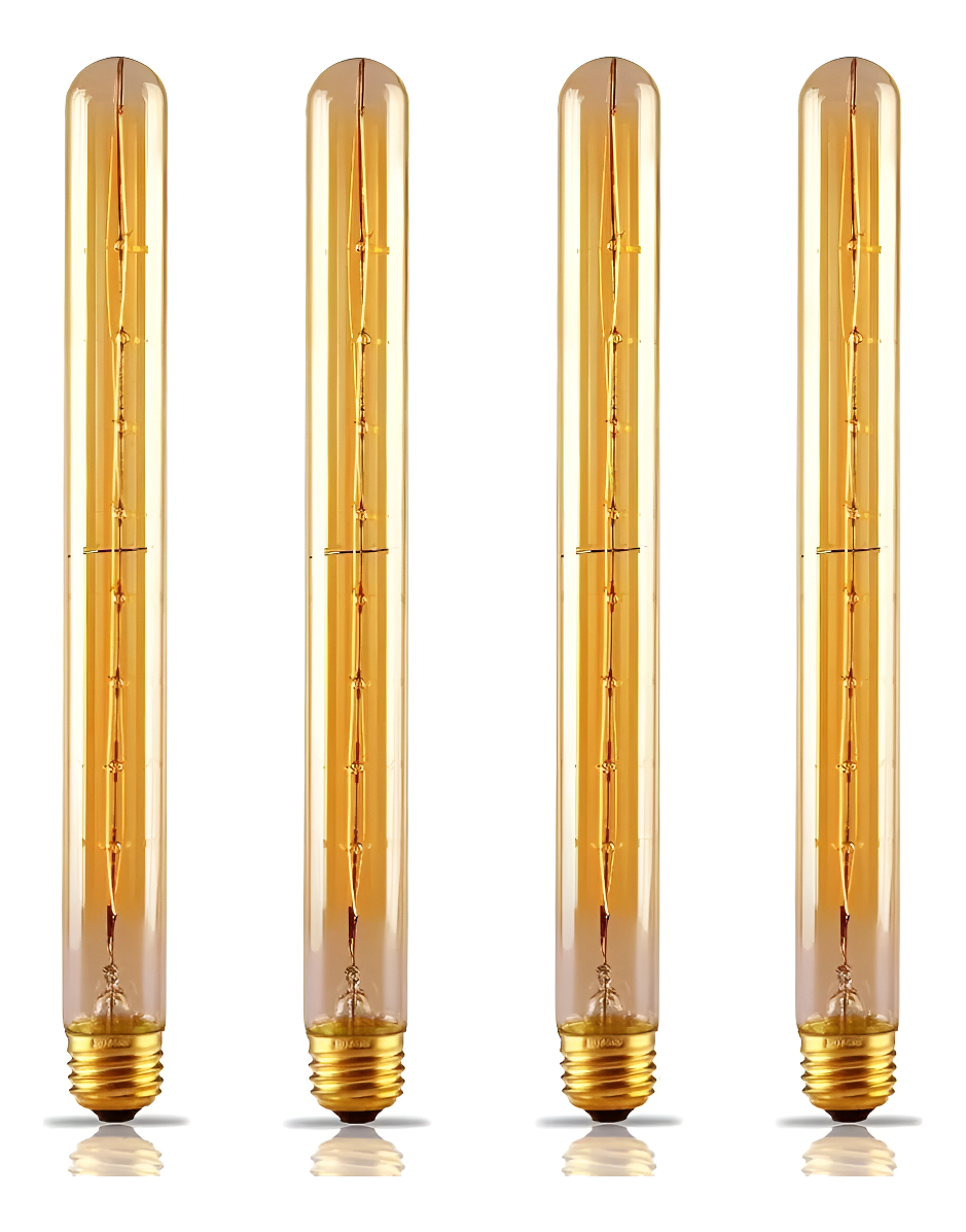 Lampara Bombilla Huibona Edison 7w E27 Tubo Largo T300