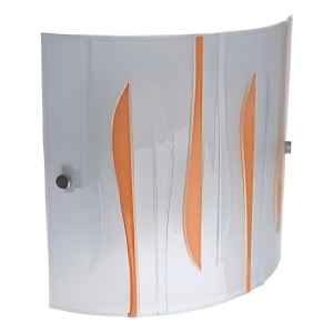 Aplique Vidrio Decorado Contacto Electricidad Colon