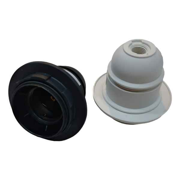 Portalámpara Con Anillo E27 Pack Por 3 Contacto Electricidad - Imagen 4