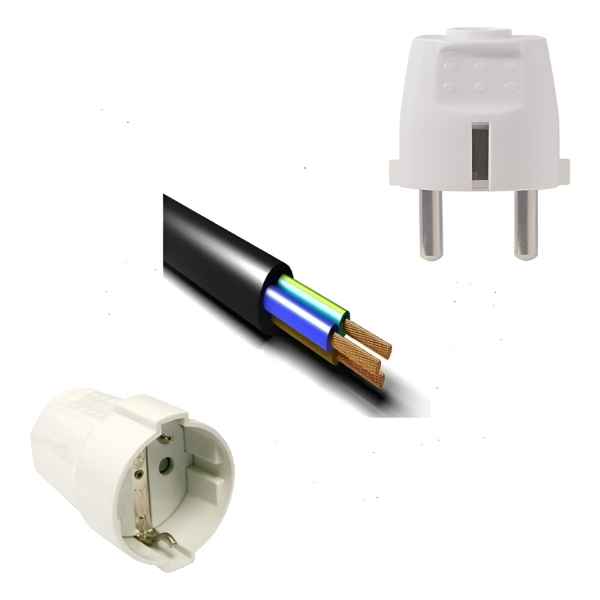 Alargue Armado 15 M Goma 3x2 Fichas Schuko Conatel