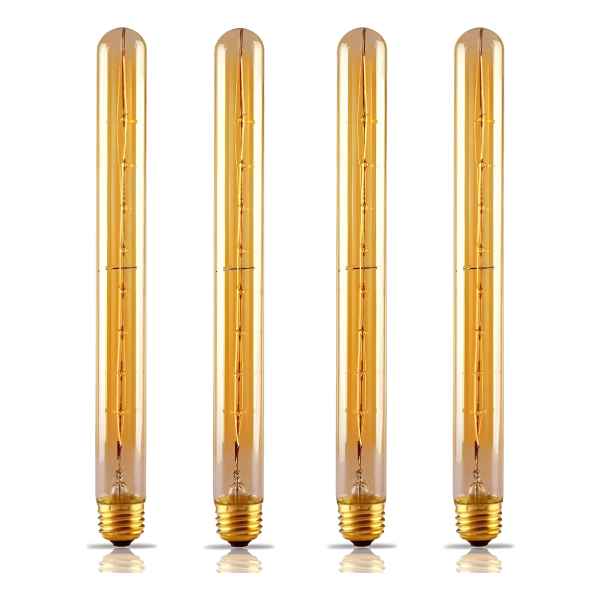 Lampara Bombilla Huibona Edison 5w E27 Tubo Largo T300