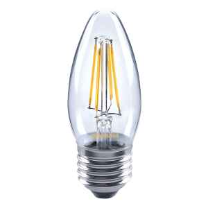 Lampara De Filamento Led Vela E27 4w Cálida 2700k