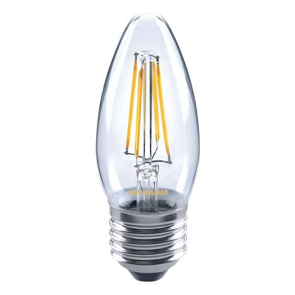 Lampara De Filamento Led Vela E27 4w Cálida 2700k
