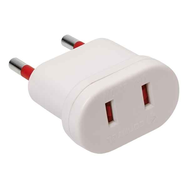 Pack 3 Fichas Adaptadores Americanos Contacto Electricidad - Imagen 3