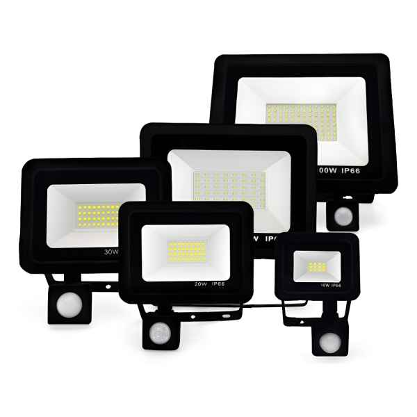 Foco De Led Con Sensor De Movimiento 30 Wats / Contacto