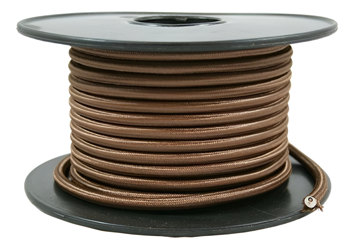 Cable Forrado En Tela Para Colgantes Rollo De 2 Mts