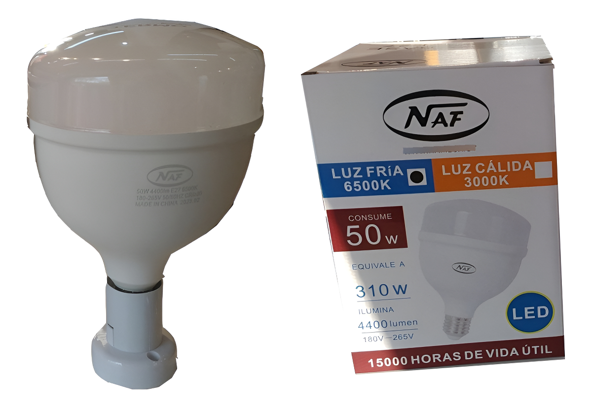 Lampara Led 50 Watts Naf Contacto Electricidad Colon