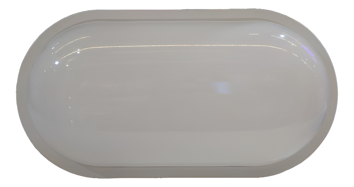 Tortuga Led 20w Luz Blanca Oval Contacto Colon