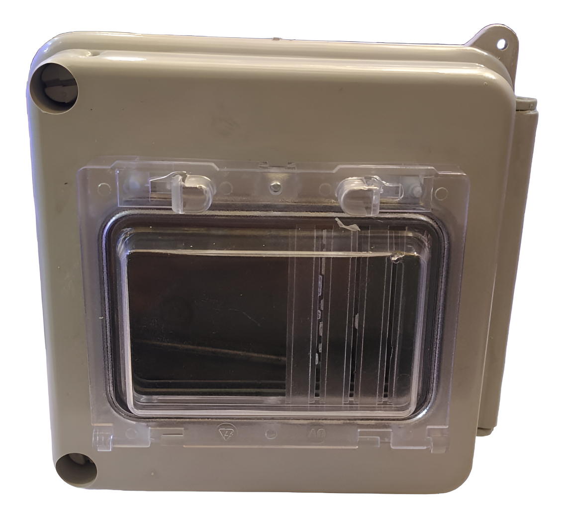 Caja Estanco Precintable Ip65 Plastico Con Visor Ventana