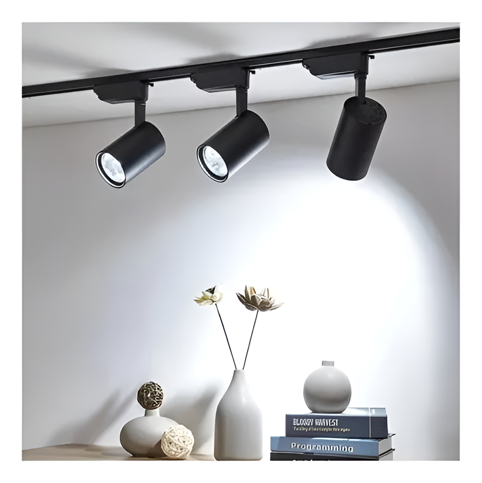 Riel Para Lampara Spot 2mt De Largo Contacto Electricidad