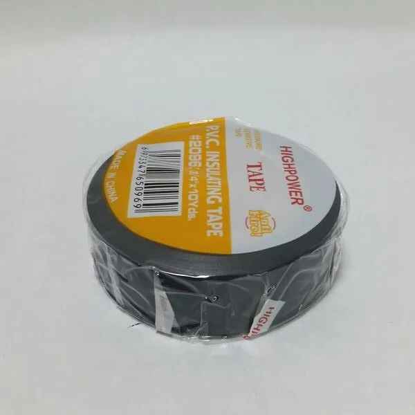 Pack De 10 Unidades Cinta Aisladora Color Negro Contacto - Imagen 3