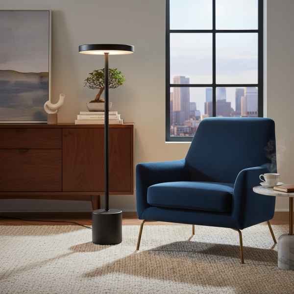 Portátil Táctil Luz Led De Mesa Altura 34cm Diámetro 80 Mm - Imagen 3
