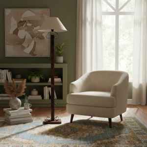 Portátil De Pie Madera Y Hierro Con Pantalla Contacto Colon