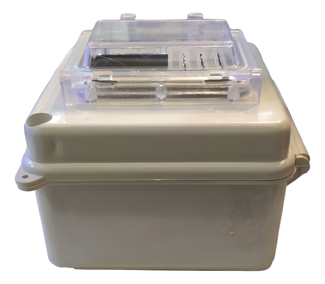 Caja Estanco Precintable Ip65 Plastico Con Visor Ventana - Imagen 2