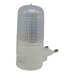 Luz Nocturna Led Lámpara De Enchufe Con Interruptor
