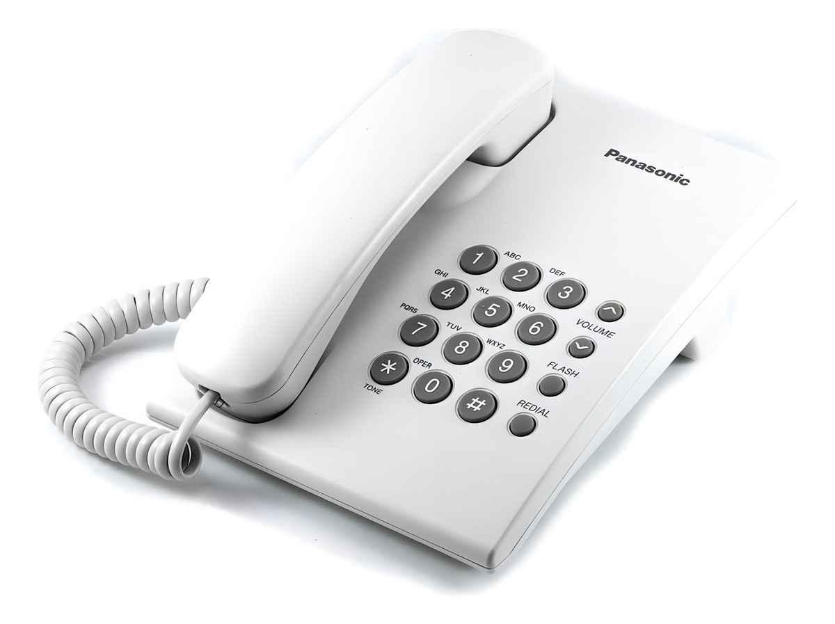 Teléfono Panasonic De Mesa Kx-ts500fxw Fijo - Color Blanco - Imagen 9