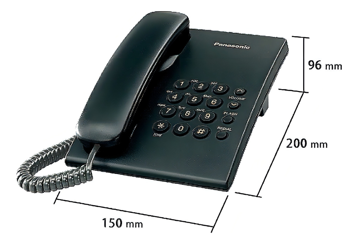 Teléfono Panasonic De Mesa Kx-ts500 Fijo - Color Negro - Imagen 12