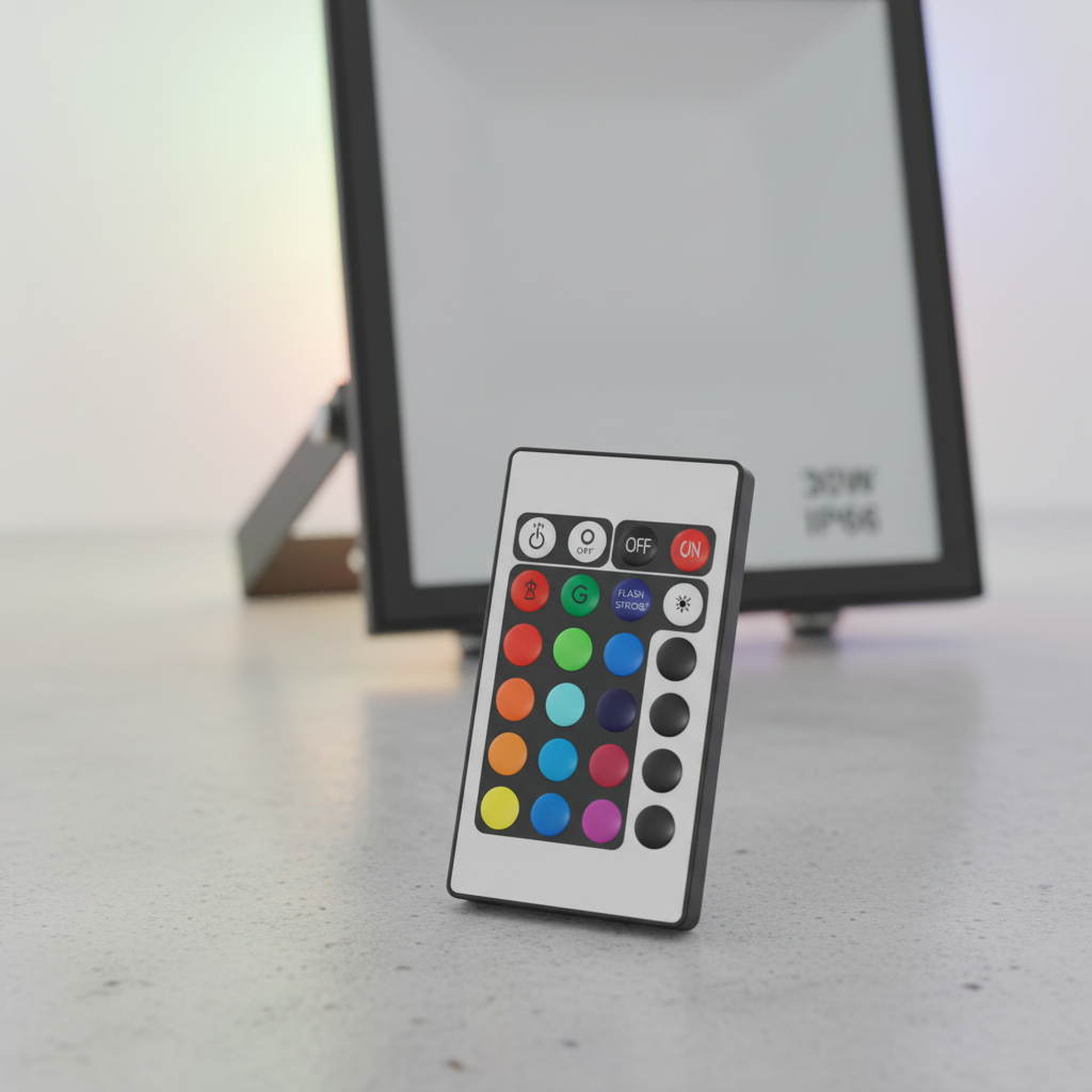 Proyector Led Rgb Con Control Remoto 30w - Imagen 3