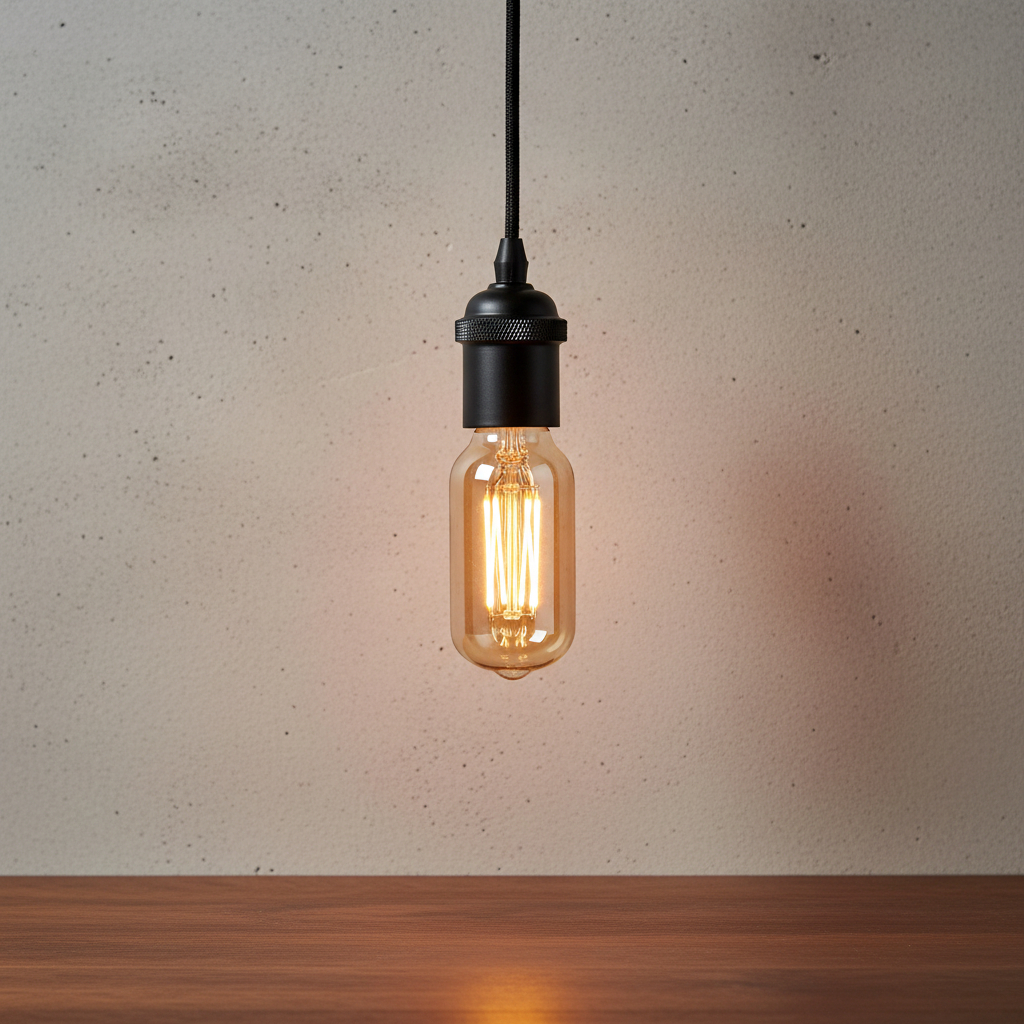 Lampara Filamento Led E27 4 W Contacto Electricidad - Imagen 3