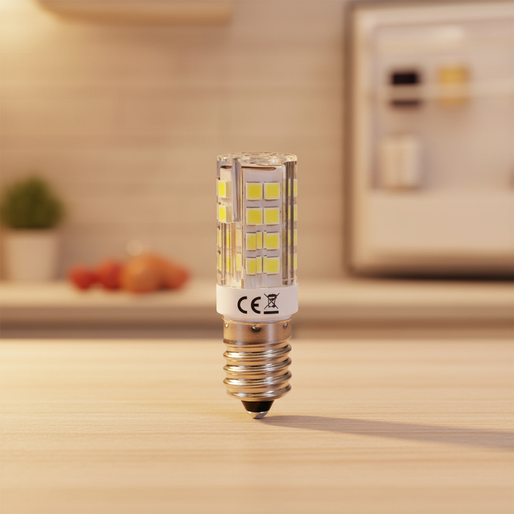 Lámpara Led E14 Luz Fría 4w Heladera, Maquina Coser - Imagen 2