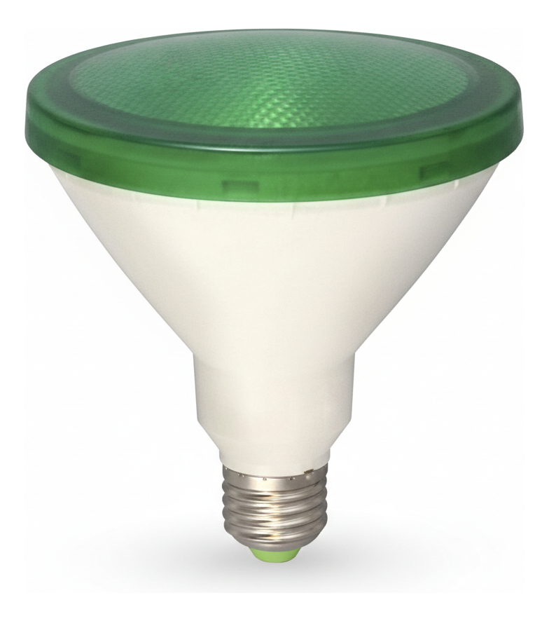 Lampara Par 38 Led 15w Verde Contacto Electricidad Colon - Imagen 3