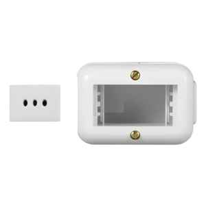 Caja Reggio 1 Módulo Con Toma Modular