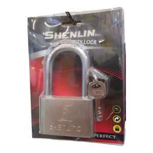 Candado De Seguridad Acero Con 3 Llaves 60mm Shenling