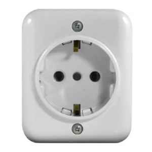 Toma Schuko Exterior Vulcano Contacto Electricidad Colon