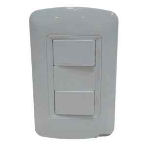 Plaqueta Atenea Con 2 Llaves Unipolares Contactoelectricidad