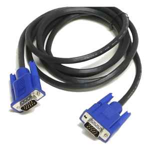 Cable Para Pc Vga X 3mts Contacto Electricidad