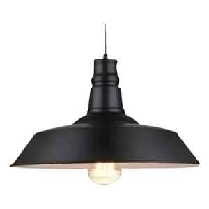 Colgante De Techo Interior Negro Contacto Electricidad